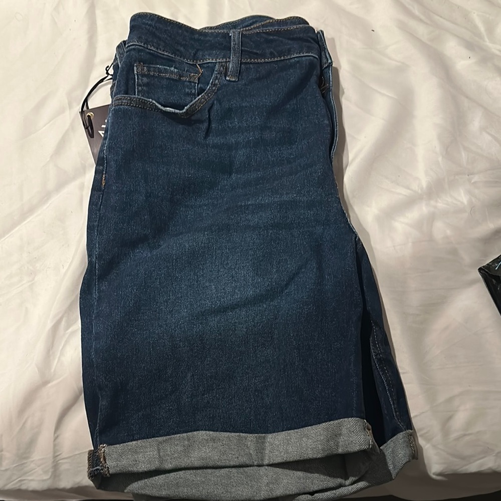 Ava & Viv Women's Jean Shorts - Dark Blue